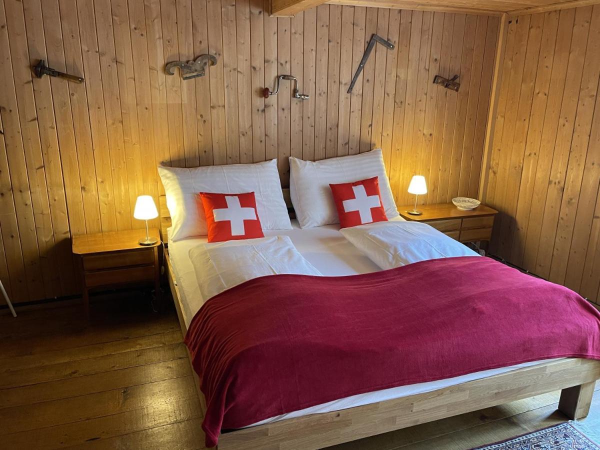 Swisshut Stunning Views Alps Lake - Chalet Erli Darligen Bagian luar foto